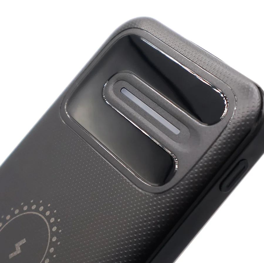 Внешний аккумулятор Odyssey 10000 mAh с беспроводной зарядкой черный - фото 3