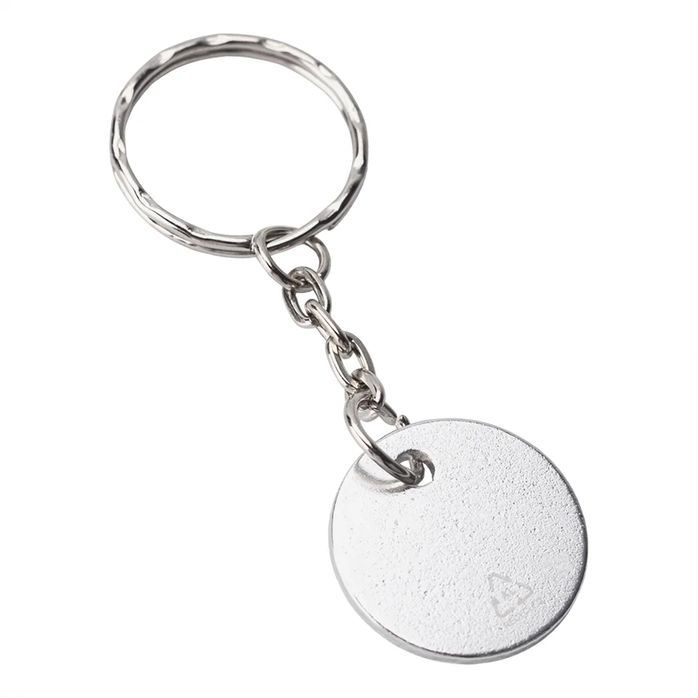 Брелок из переработанного алюминия Salvage серебро - фото 2