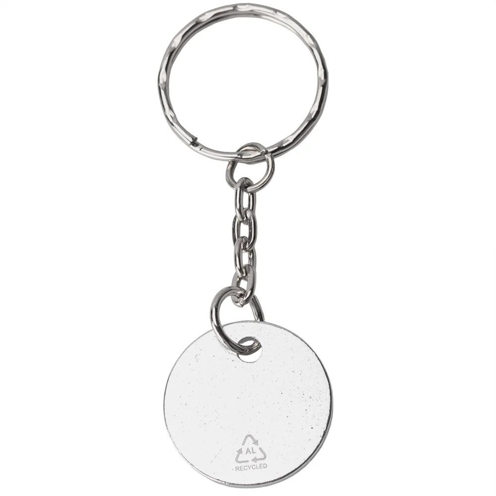 Брелок из переработанного алюминия Salvage серебро - фото 3