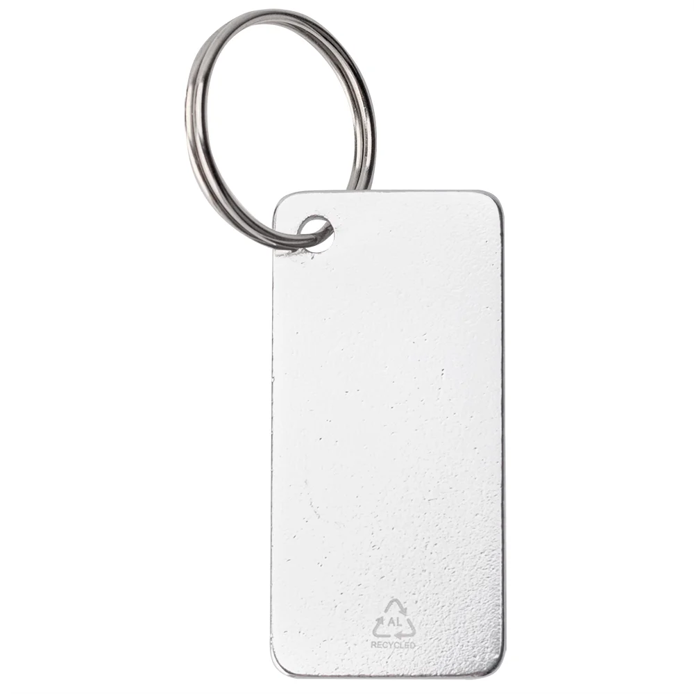 Брелок из переработанного алюминия Convert серебро - фото 4