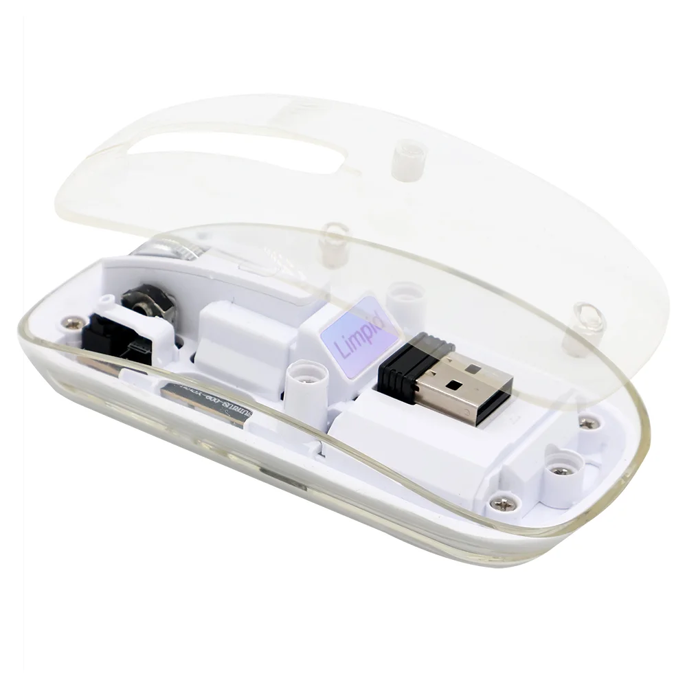 Мышь компьютерная беспроводная прозрачная Limpid - фото 2