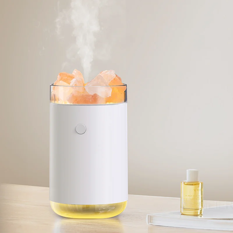 Соляная светодиодная USB лампа-увлажнитель Aura белый - фото 4