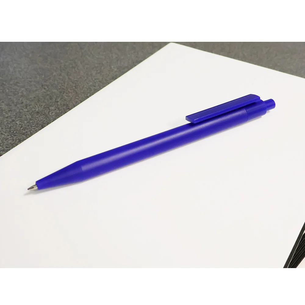 Ручка пластиковая Vector синяя - фото 2