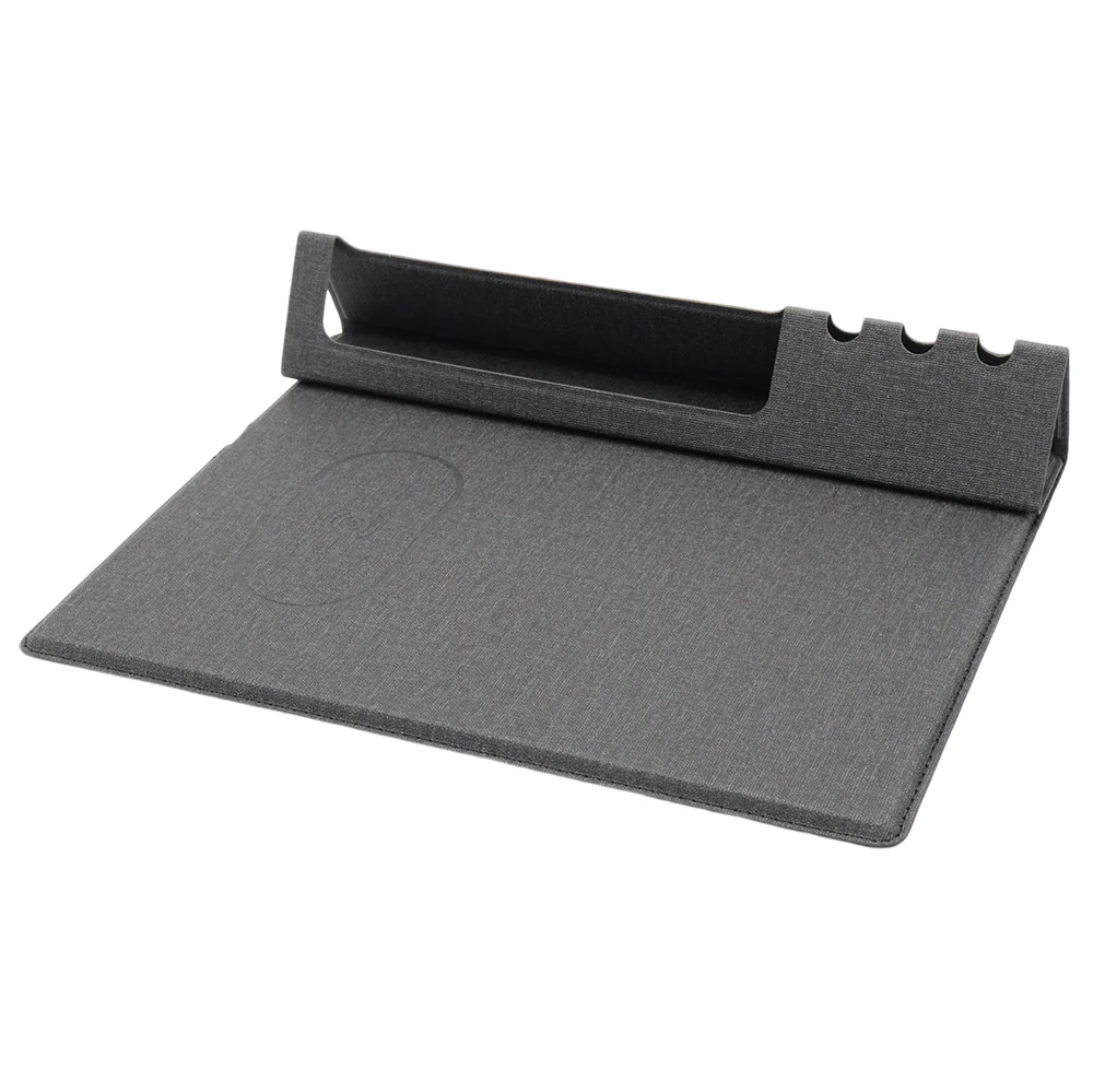 Коврик для мышки с беспроводной зарядкой Rolter серый