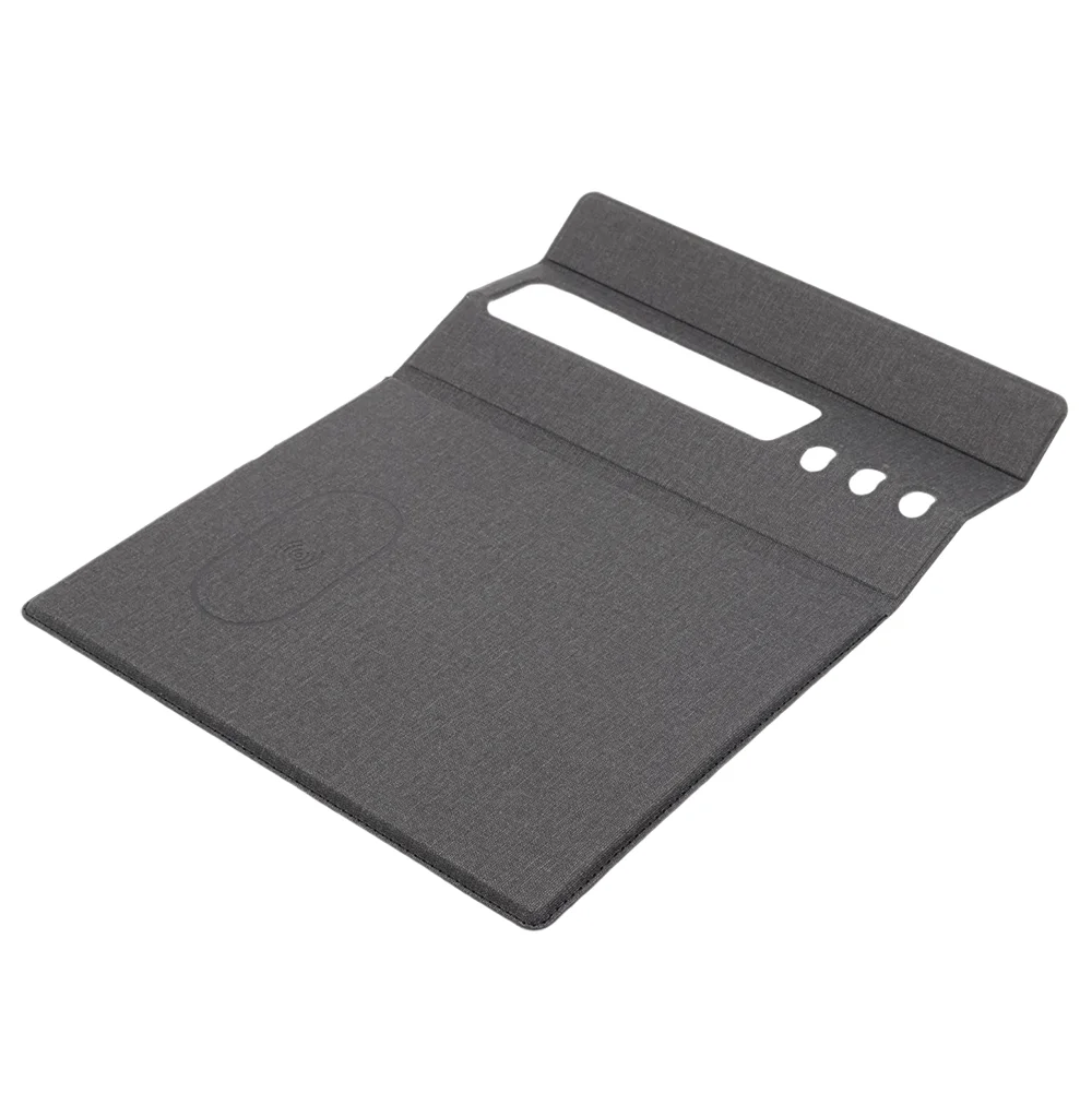 Коврик для мышки с беспроводной зарядкой Rolter серый - фото 4