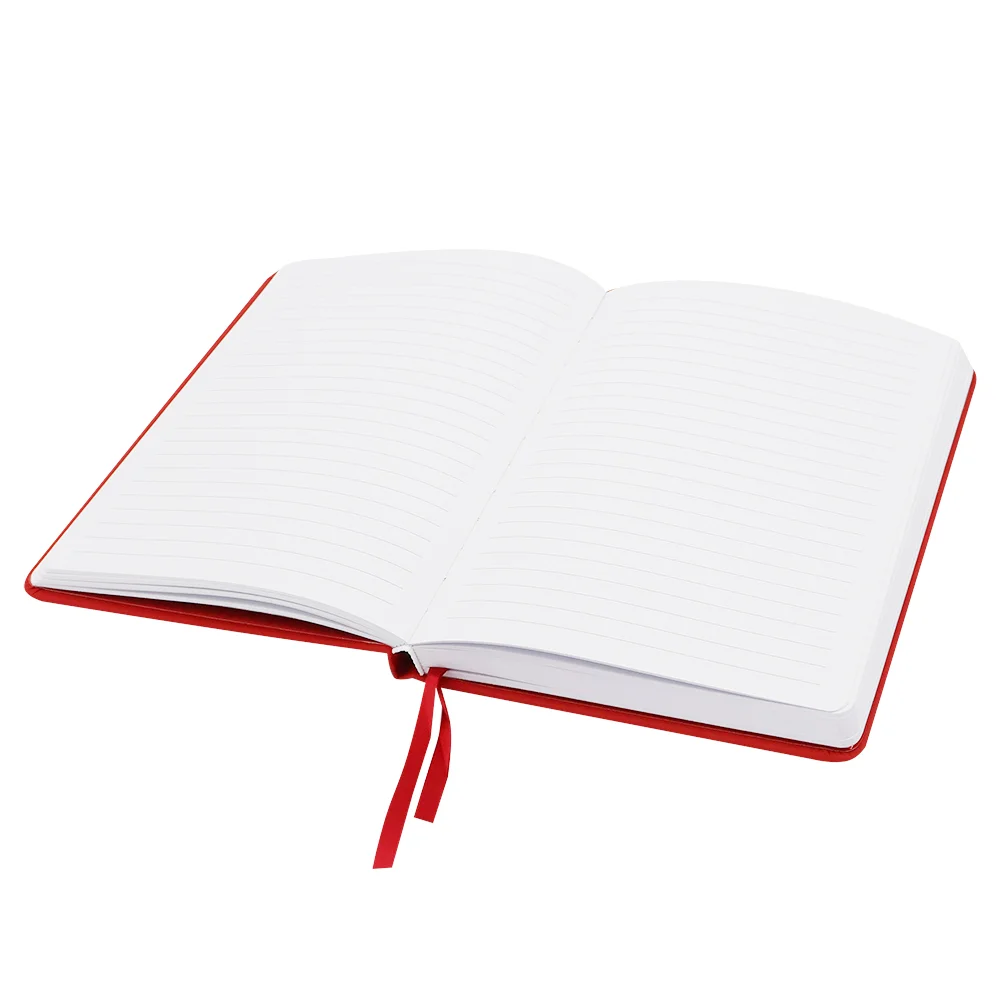 Блокнот A5 Veles в твёрдом переплёте красный - фото 2