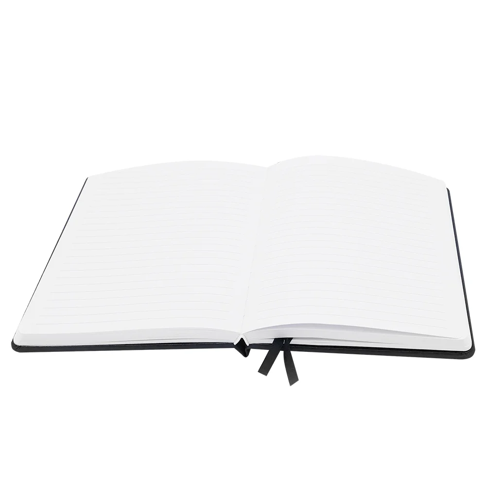 Блокнот A5 Veles в твёрдом переплёте чёрный Черный - фото 2