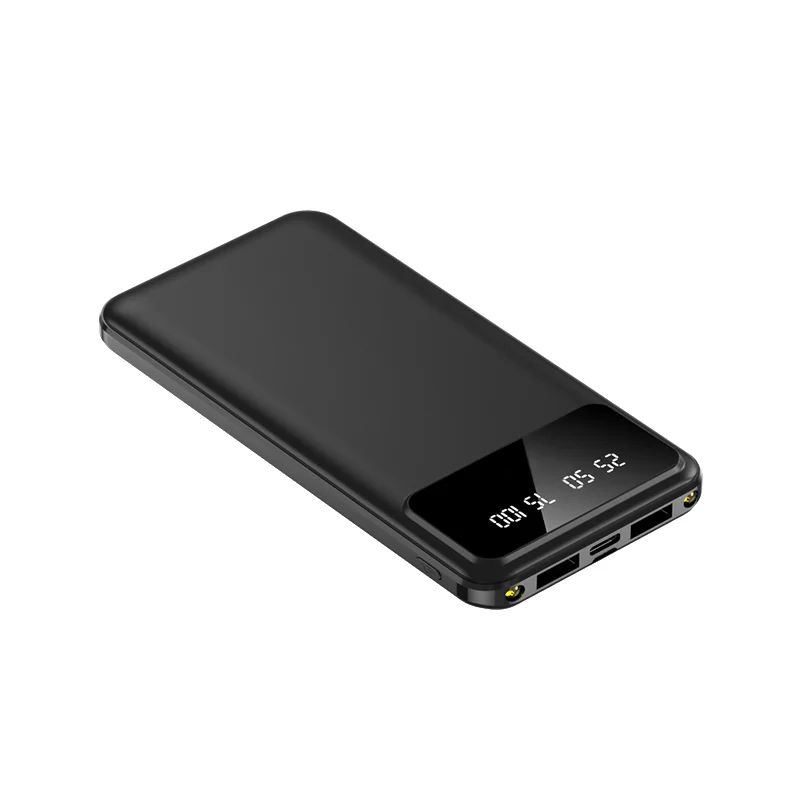 Внешний аккумулятор Dorado 10 000 mAh с фонариком черный - фото 2