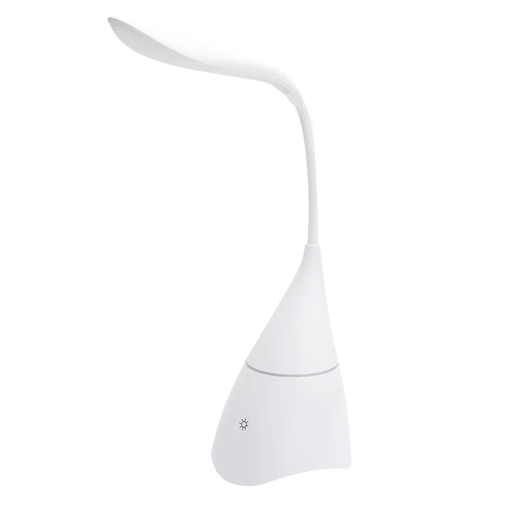 Настольная лампа с колонкой Swanny белая - фото 2