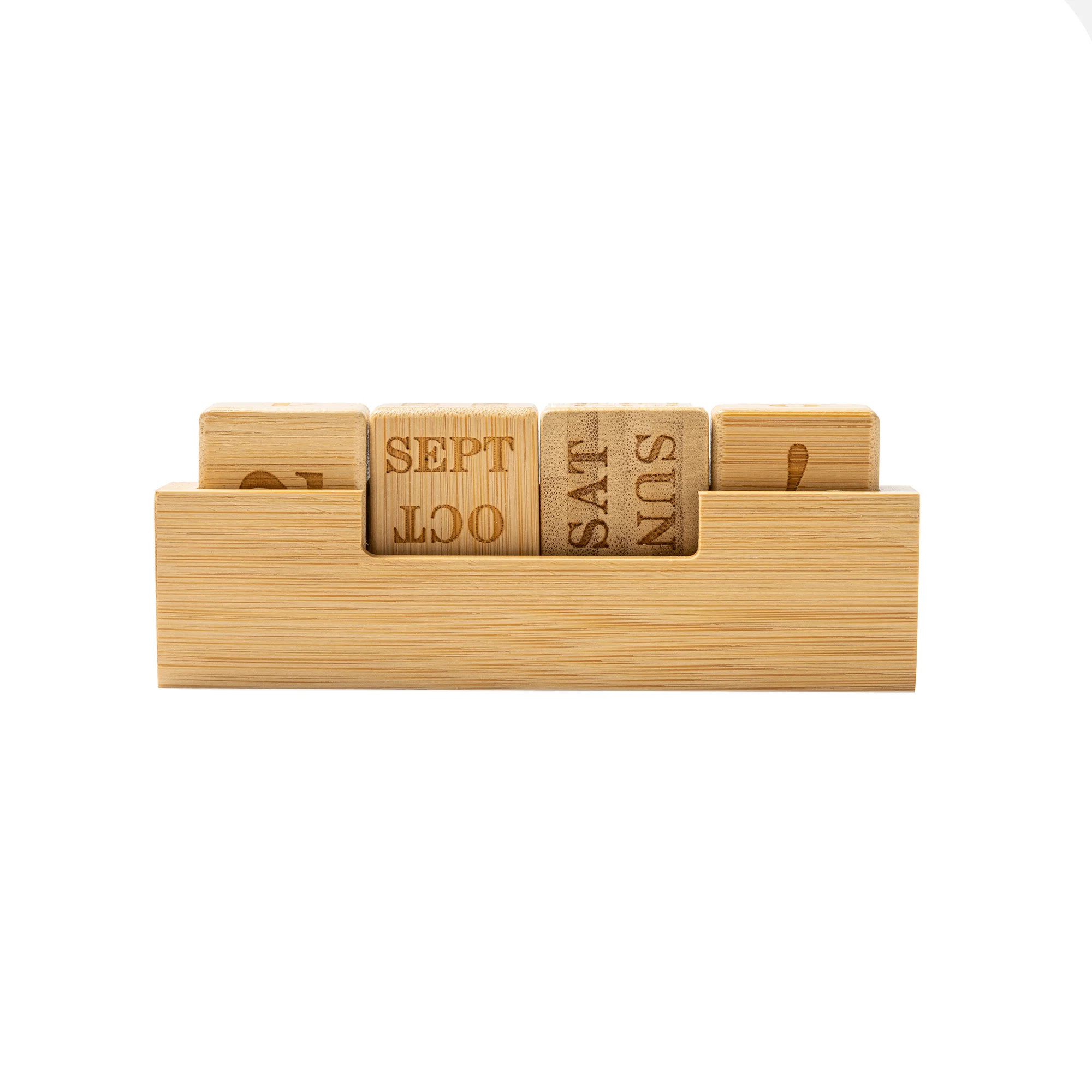 Календарь настольный MEDUS бамбуковый - фото 3