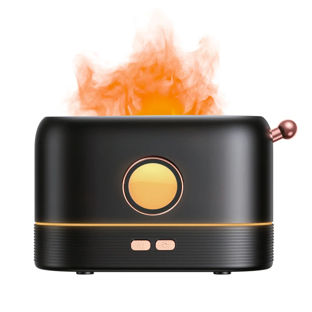 Светодиодный USB увлажнитель Milfire черный 200 мл