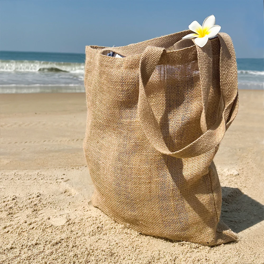 Сумка хозяйственная Bagsy Jute 270 г/м2 бежевая - фото 3