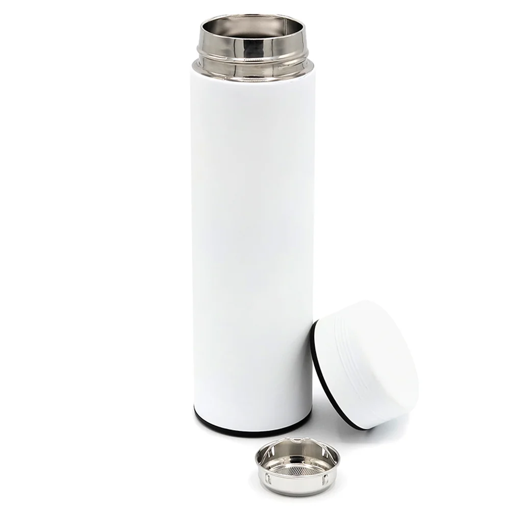 Термос Bronx софт-тач, белого цвета, 450 мл - фото 2