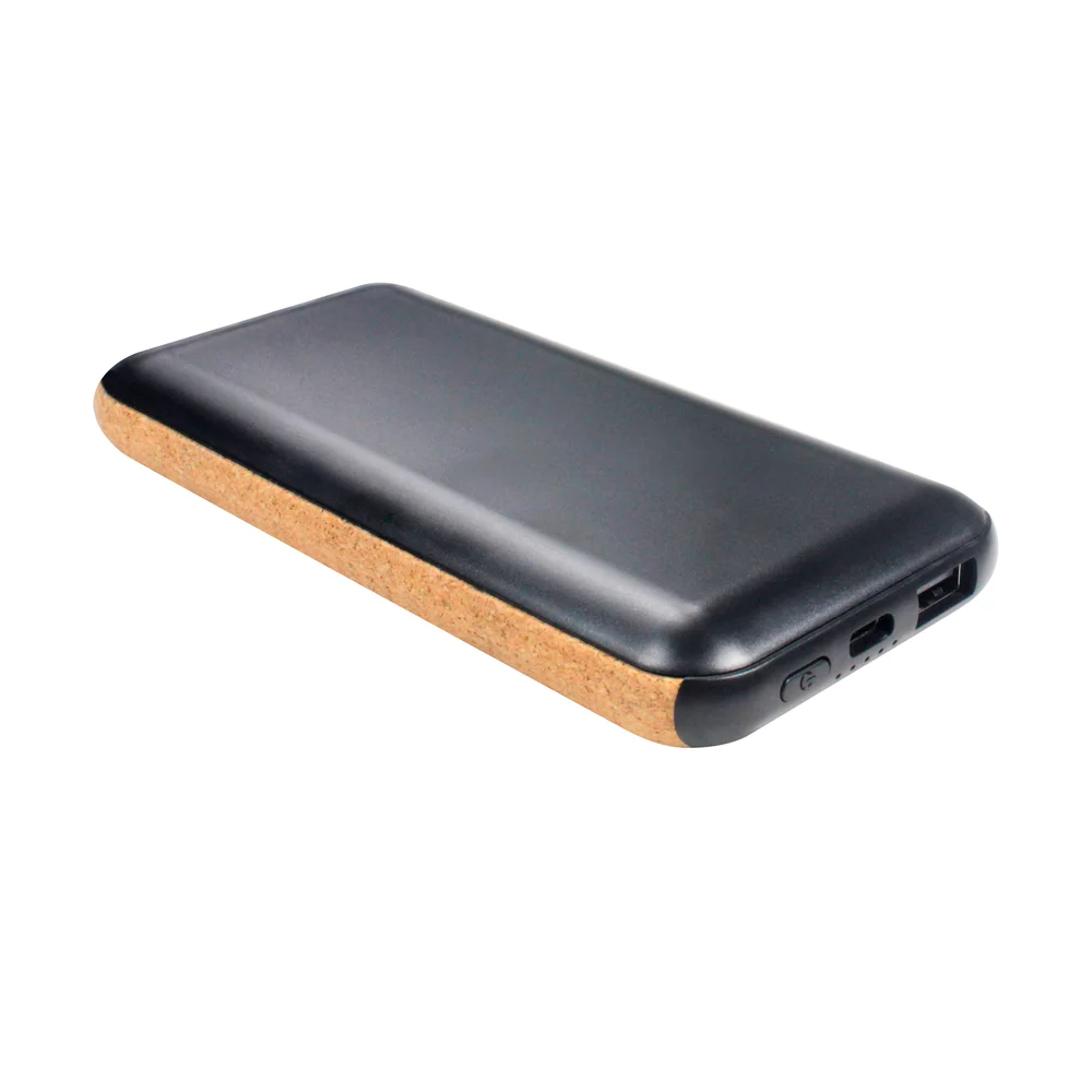 Внешний аккумулятор Suntory с беспроводной зарядкой 10000 mAh черный - фото 4