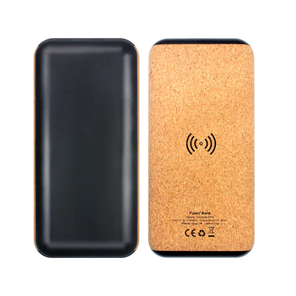 Внешний аккумулятор Suntory с беспроводной зарядкой 10000 mAh черный - фото 6