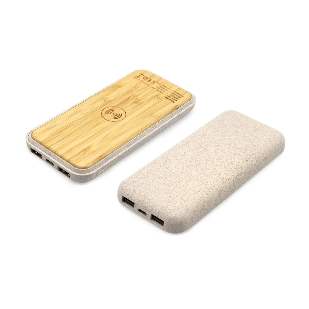Внешний аккумулятор Tambuko с беспроводной зарядкой 10000 mAh белый - фото 2