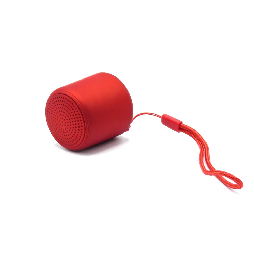 Беспроводная Bluetooth колонка Music TWS софт-тач красная - фото 2