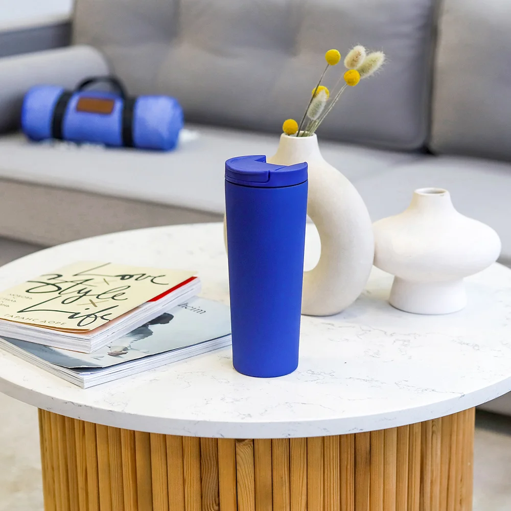 Термокружка Carroll софт-тач, синего цвета, 550 мл - фото 4