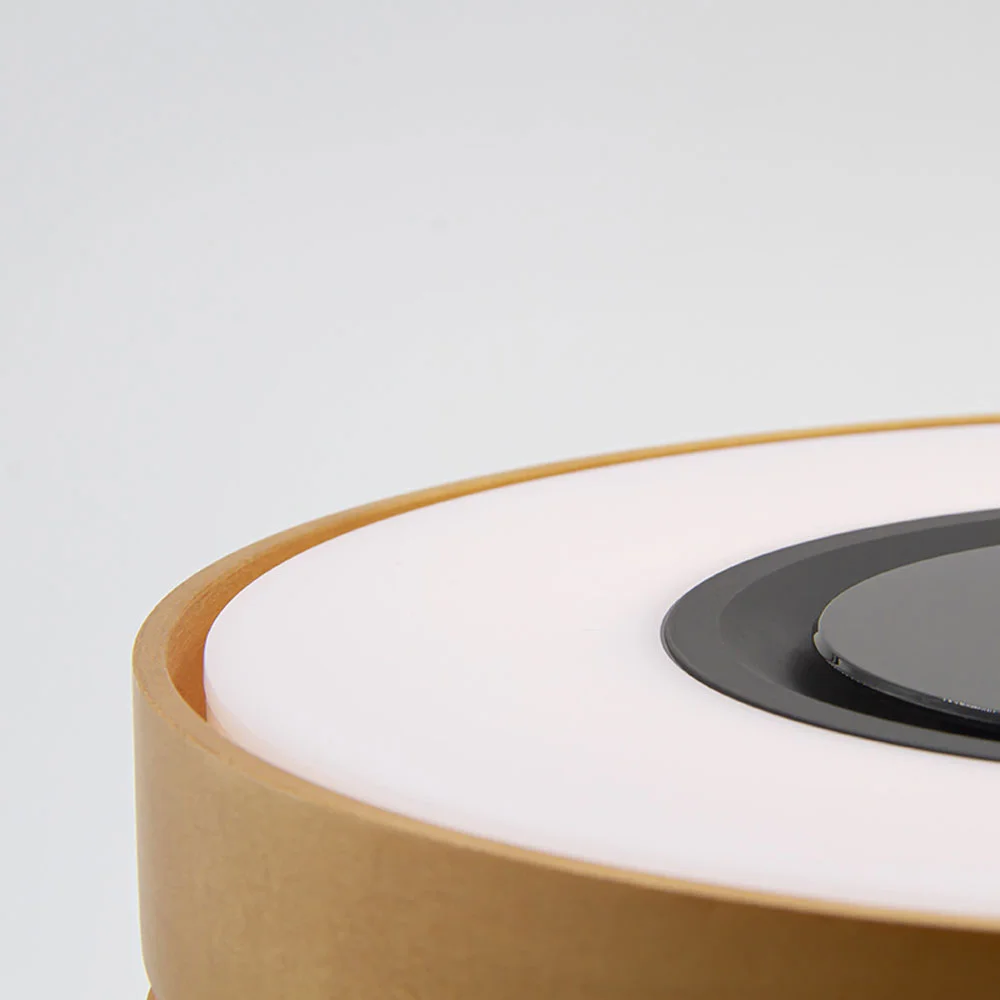 Интерьерная лампа с колонкой и беспроводной зарядкой Aronda Коричневый - фото 7