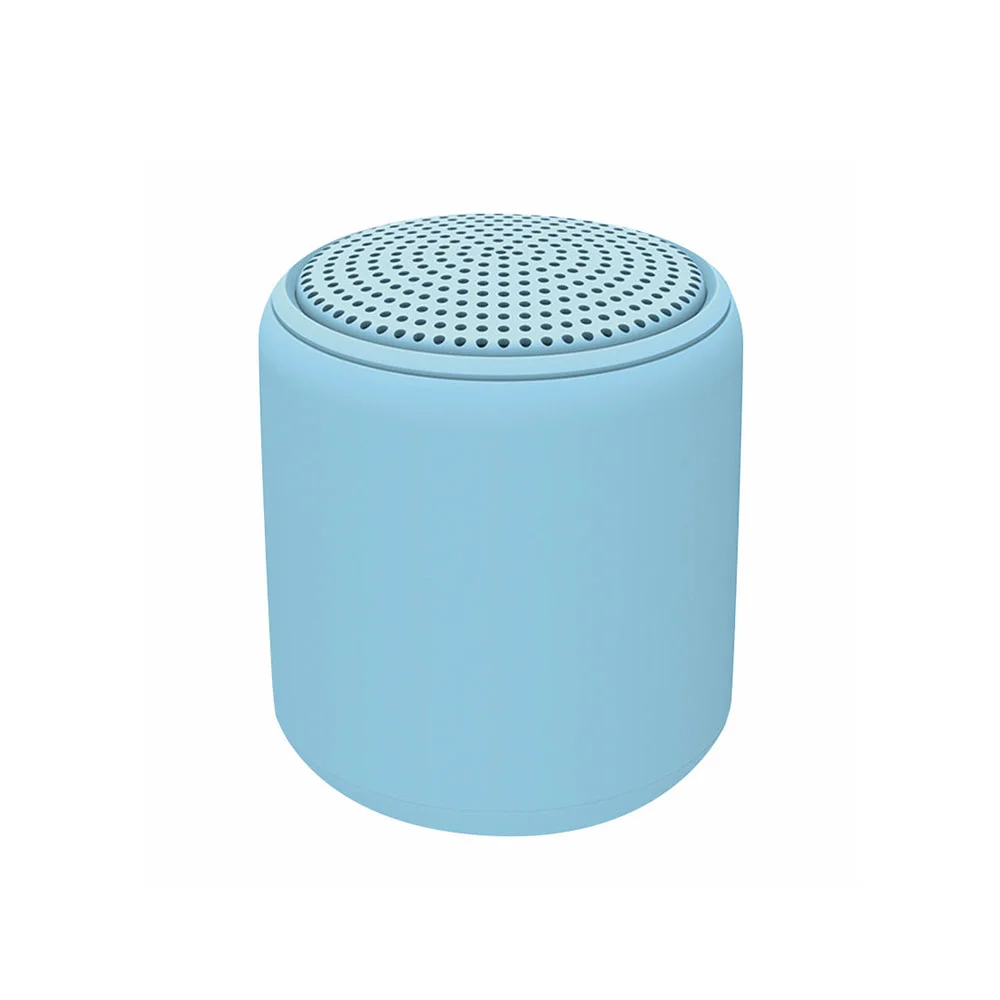 Беспроводная Bluetooth колонка Fosh голубая-S - фото 1
