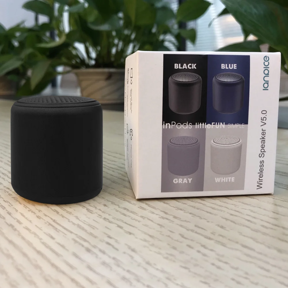 Беспроводная Bluetooth колонка Fosh черная-S - фото 2
