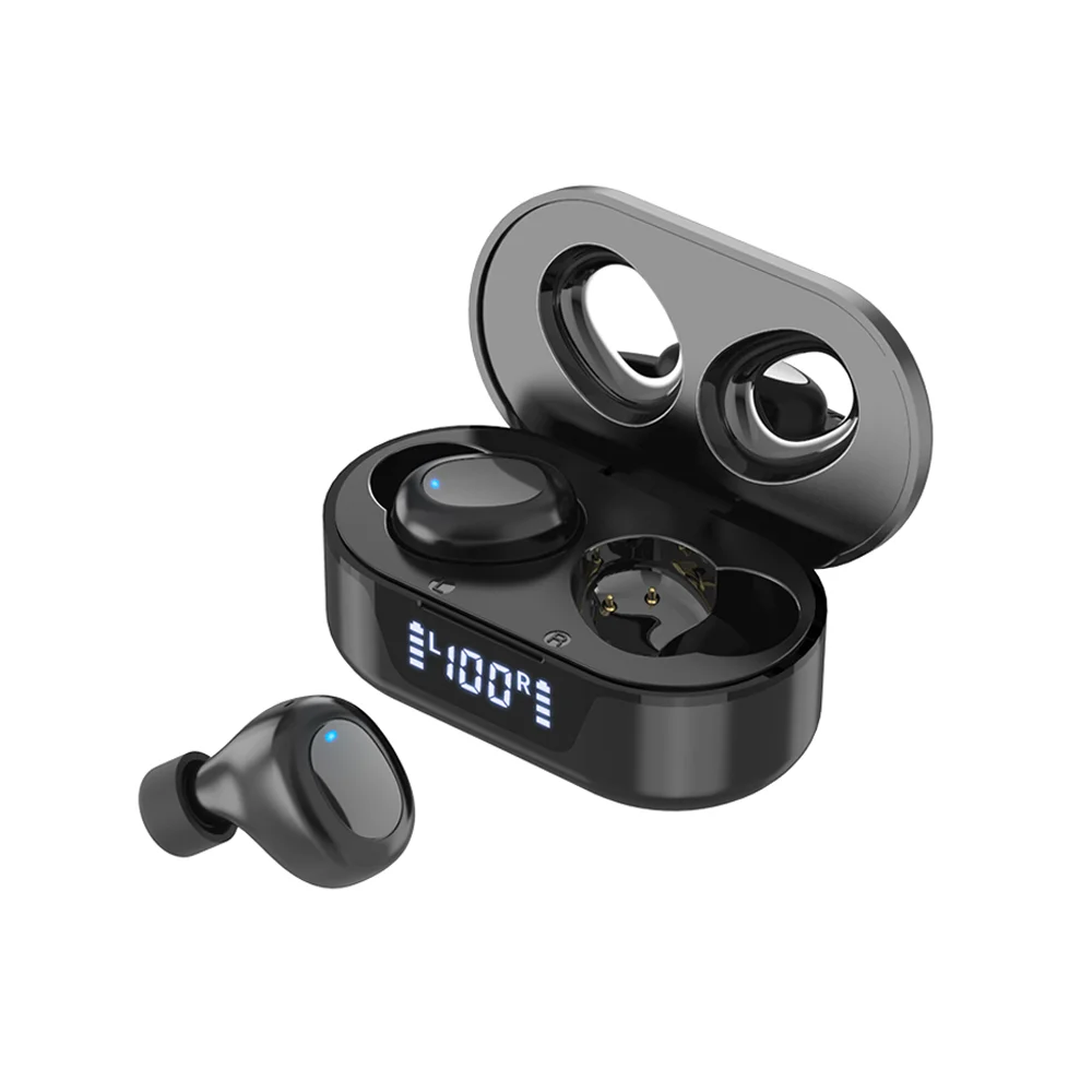 Наушники беспроводные Bluetooth Gubber TW16 черные - фото 1