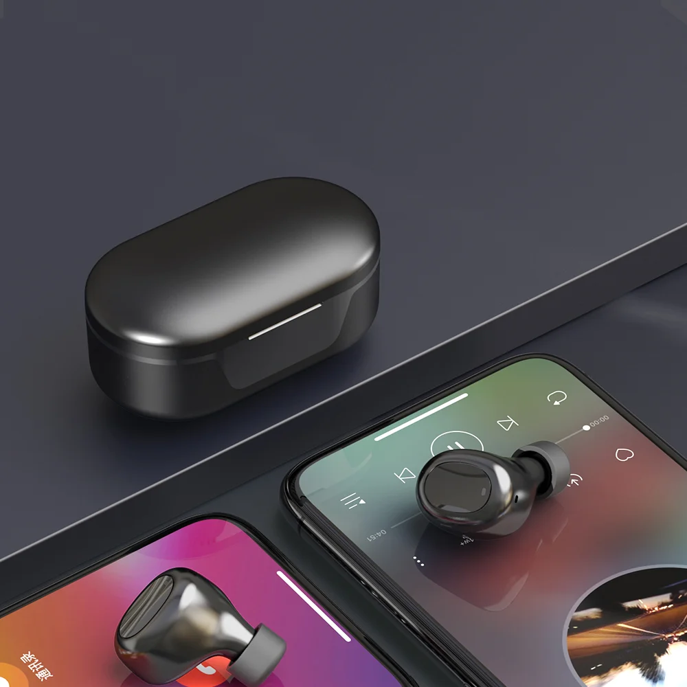 Наушники беспроводные Bluetooth Gubber TW16 черные - фото 6