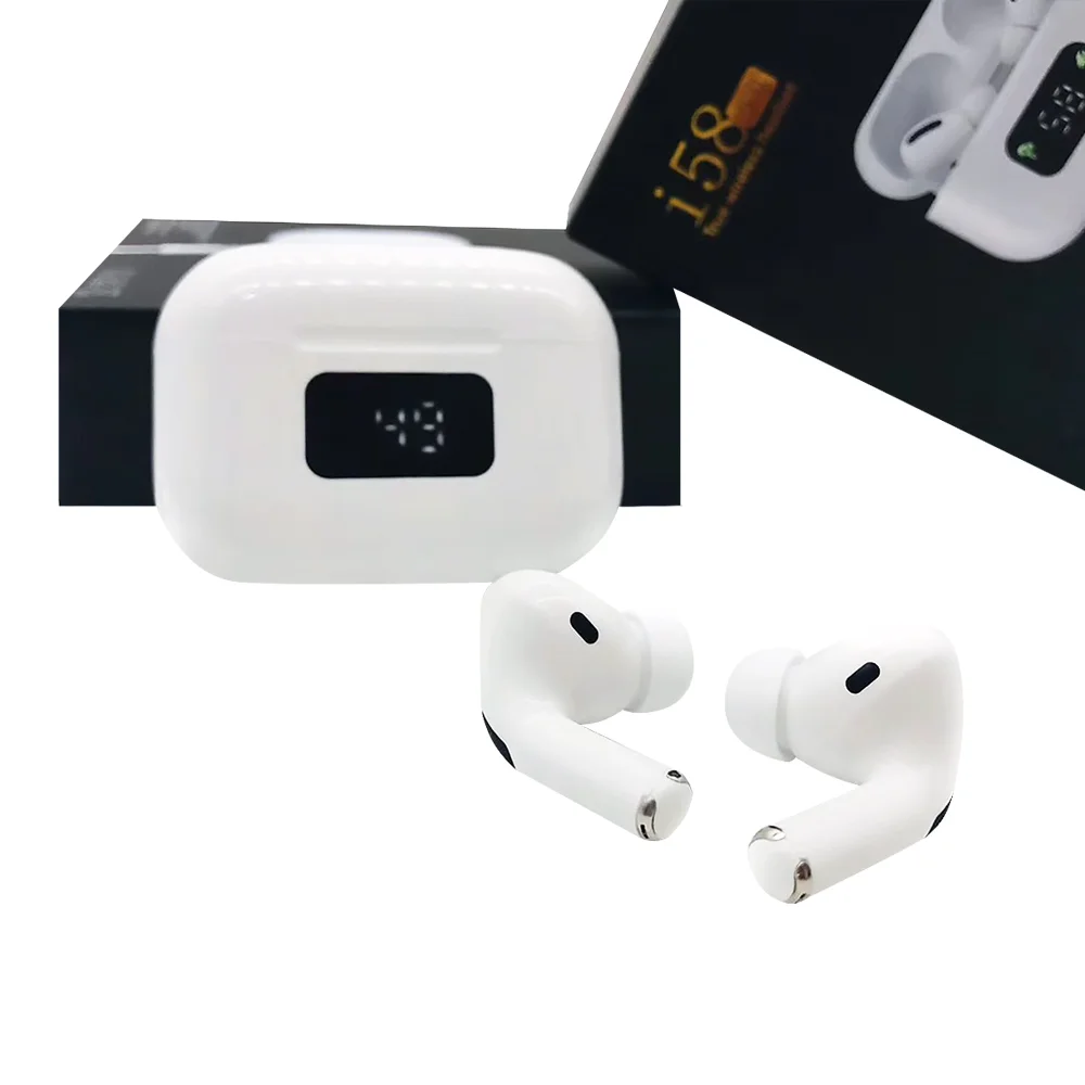 Наушники беспроводные Bluetooth Mobby i58 белые - фото 2