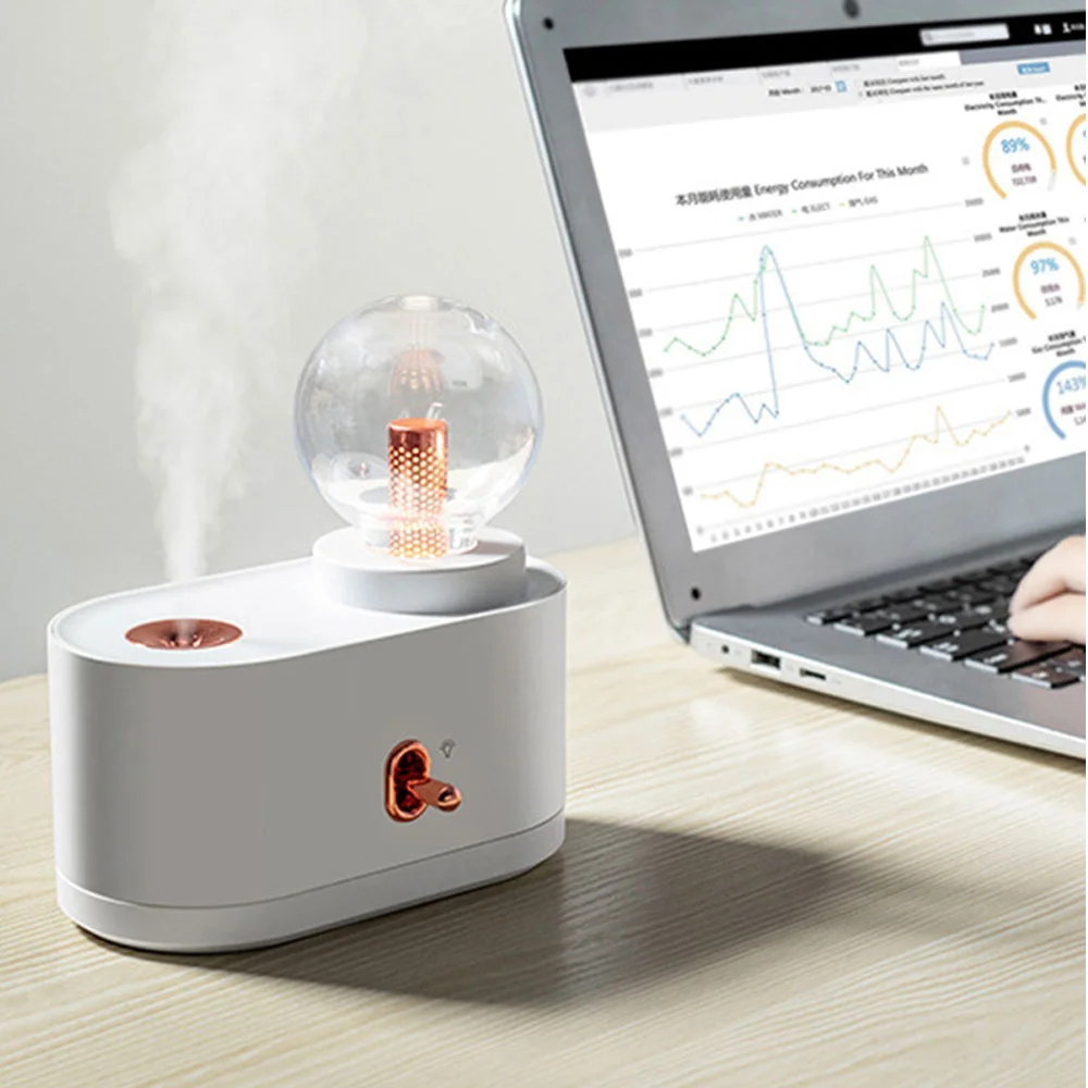 Светодиодный USB арома увлажнитель Orlean белый 350 мл - фото 6