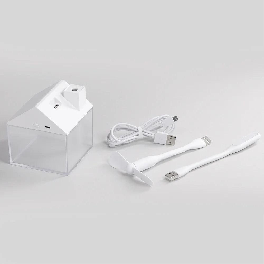 Светодиодный USB увлажнитель Home белый 350 мл - фото 7