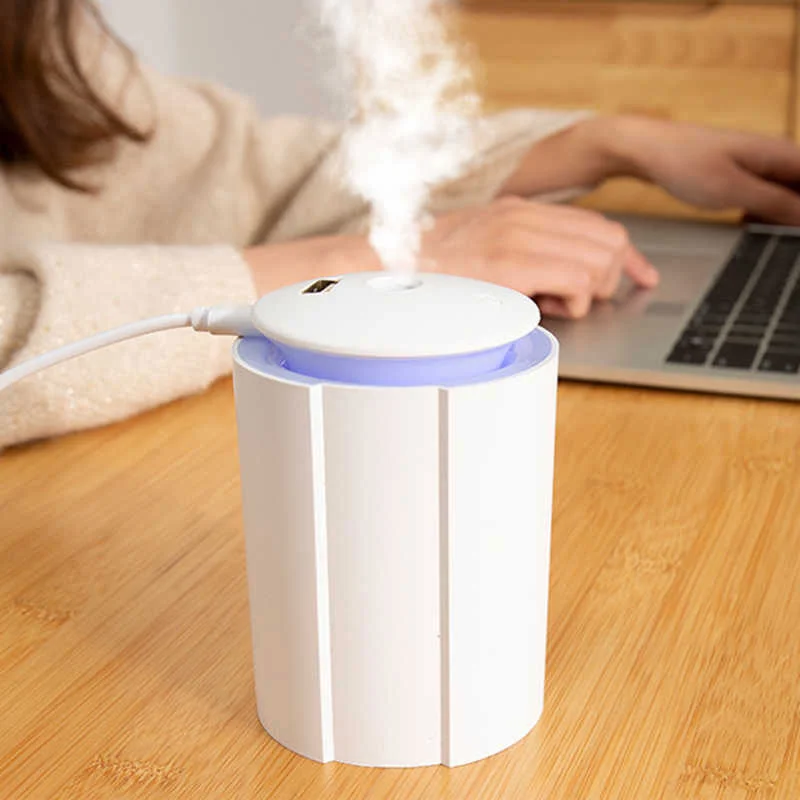 Светодиодный USB увлажнитель Foggy с подсветкой белый 260 мл - фото 5