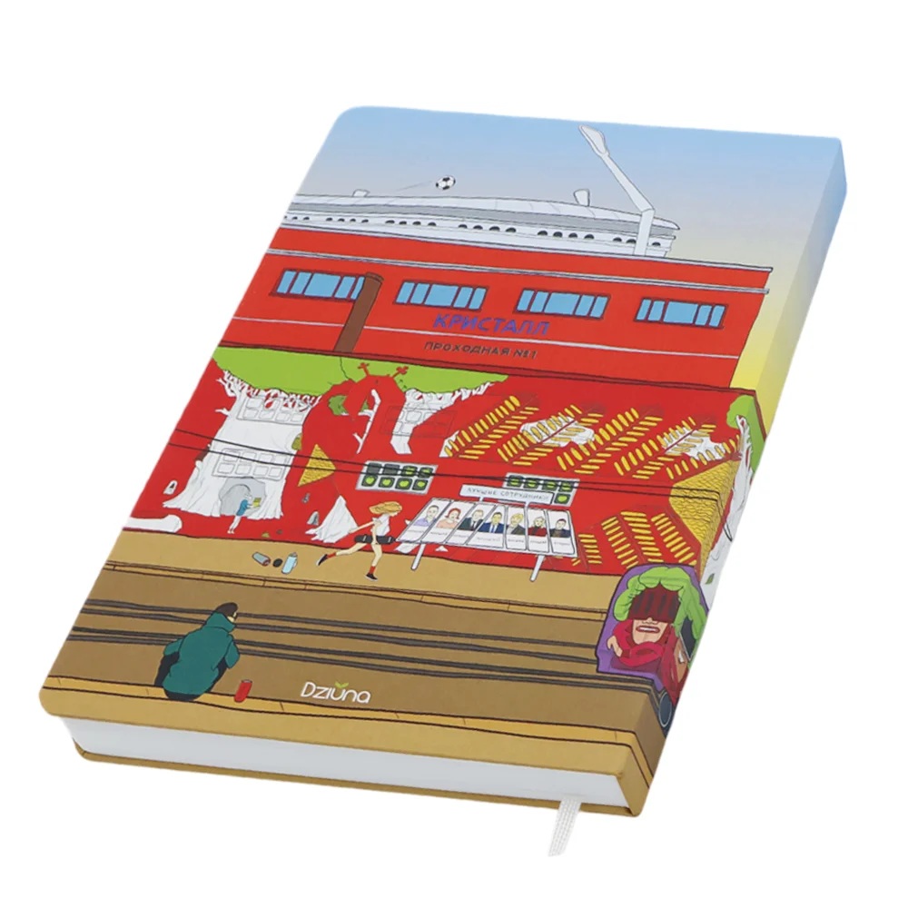 Записная книжка A5 Dziuna Октябрьская в клетку 15 x 21 см - фото 2