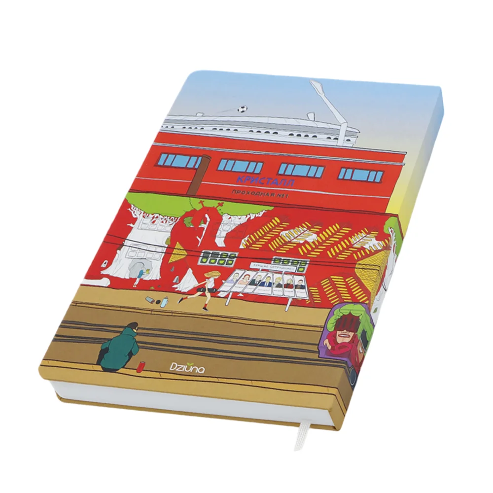 Записная книжка A6 Dziuna Октябрьская в клетку 10,5 x 16 см - фото 2