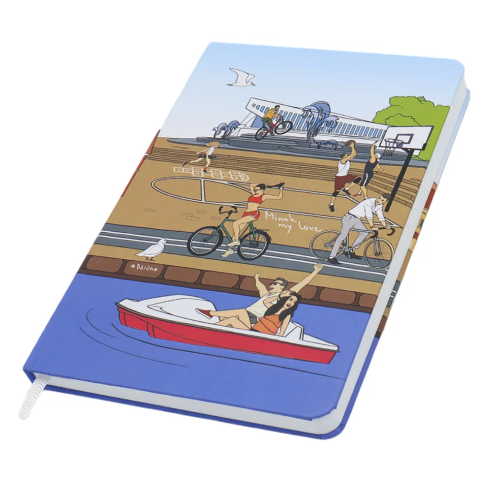 Записная книжка A5 Dziuna Немига в клетку 15,5 x 21 см - фото 1