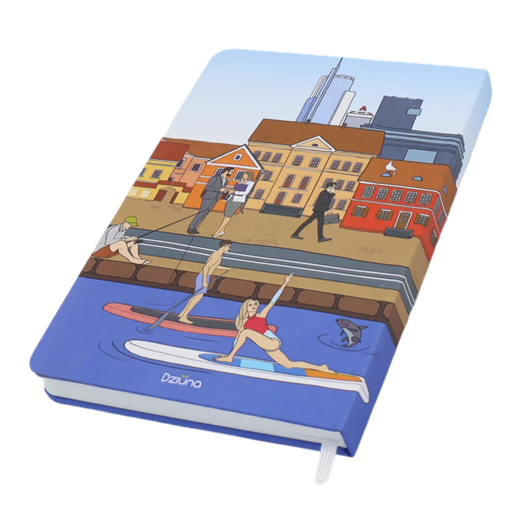 Записная книжка A5 Dziuna Немига в клетку 15,5 x 21 см - фото 2