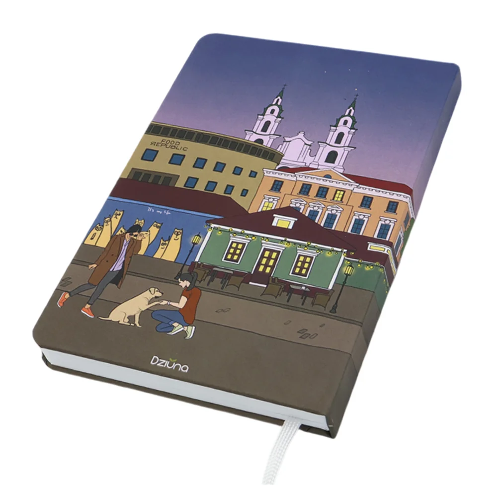 Записная книжка A5 Dziuna Зыбицкая в клетку 15 x 21 см - фото 2