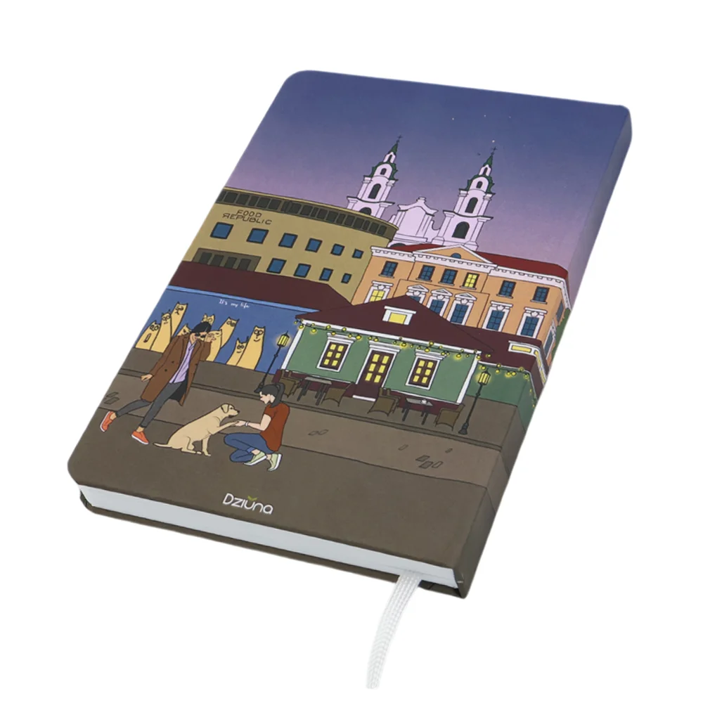 Записная книжка A6 Dziuna Зыбицкая в клетку 10,5 x 16 см - фото 2