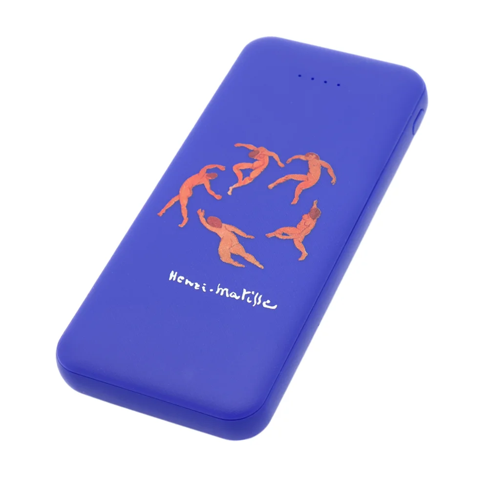 Внешний аккумулятор Arrida 5000mAh с покрытием Baby skin синий - фото 3