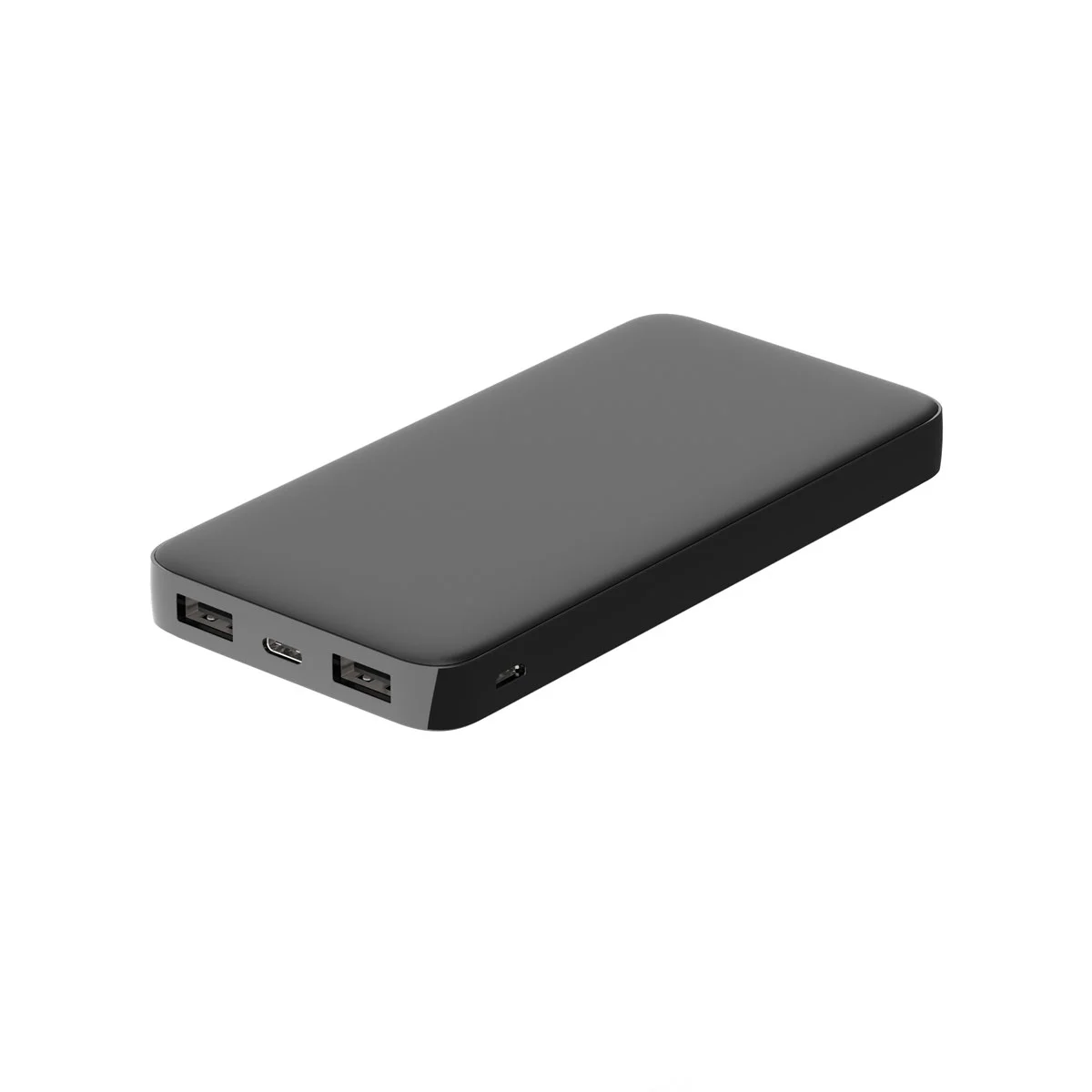 Внешний аккумулятор Polus 10000 Mah софт-тач покрытие черный - фото 2