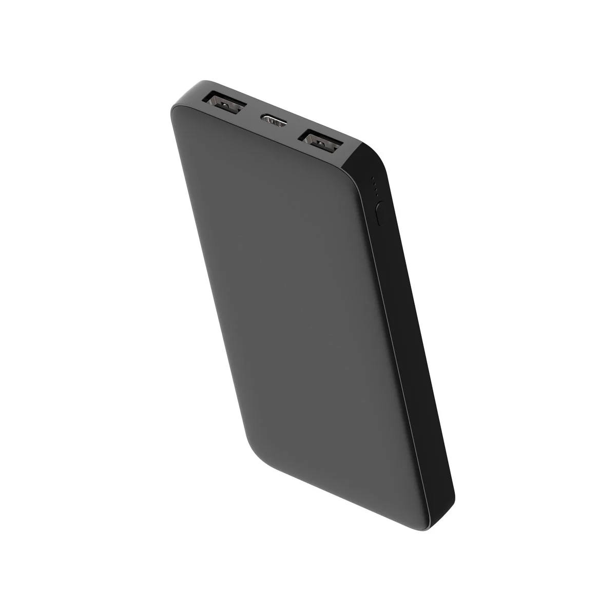 Внешний аккумулятор Polus 10000 Mah софт-тач покрытие черный - фото 5