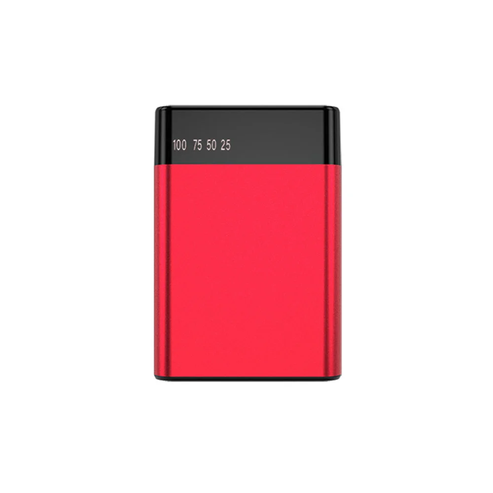 Внешний аккумулятор в металлическом корпусе Apria 10000 mAh красный - фото 2