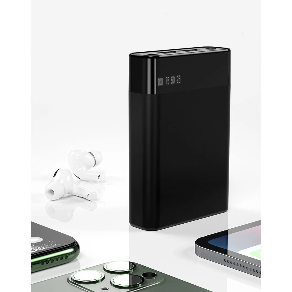 Внешний аккумулятор в металлическом корпусе Apria 10000 mAh черный - фото 3