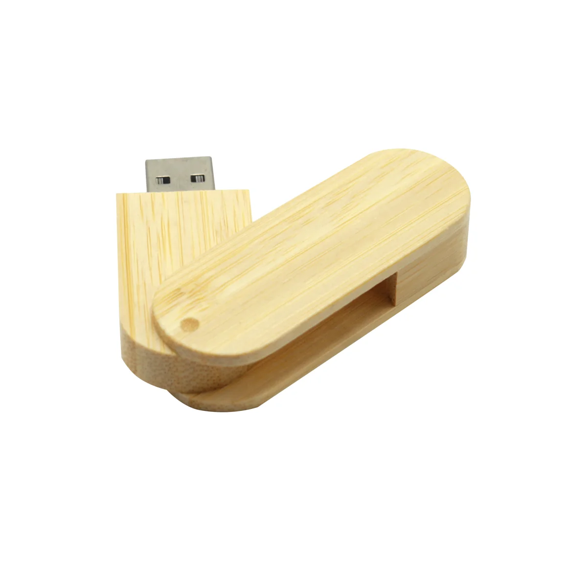 Флешка Greenб wooden color - фото 1