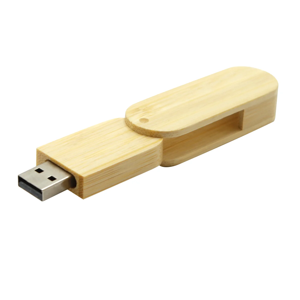 Флешка Green 16 Гб wooden color Светло-коричневый - фото 2