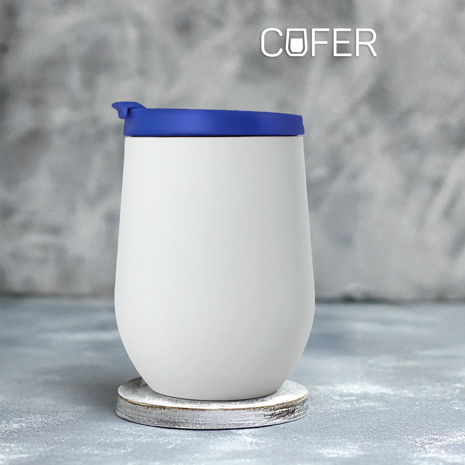 Набор NEO DUO: Кофер софт-тач NEO CO12s с дополнительной крышкой (белый с синим) - фото 2