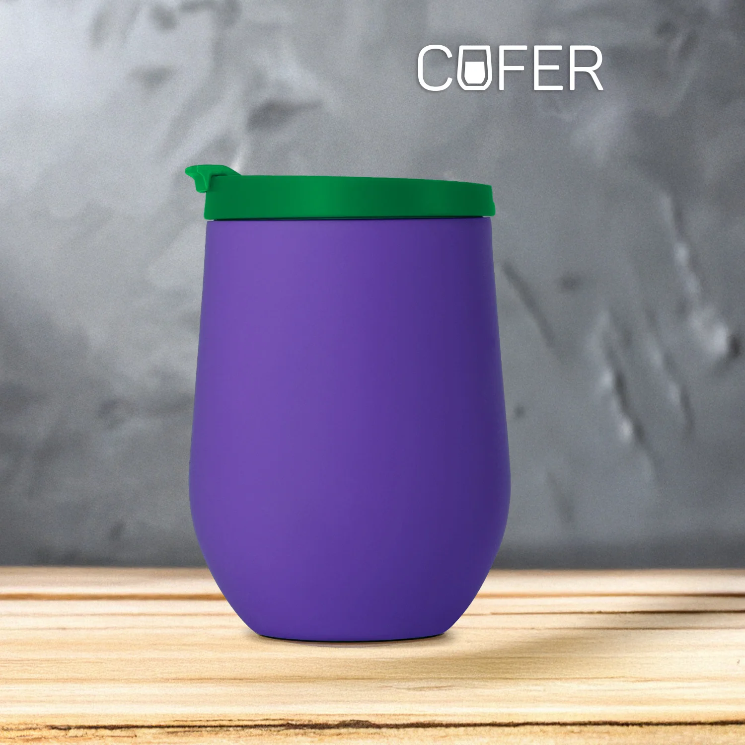 Набор NEO DUO: Кофер софт-тач NEO CO12s с дополнительной крышкой фиолетовый с зеленым - фото 2