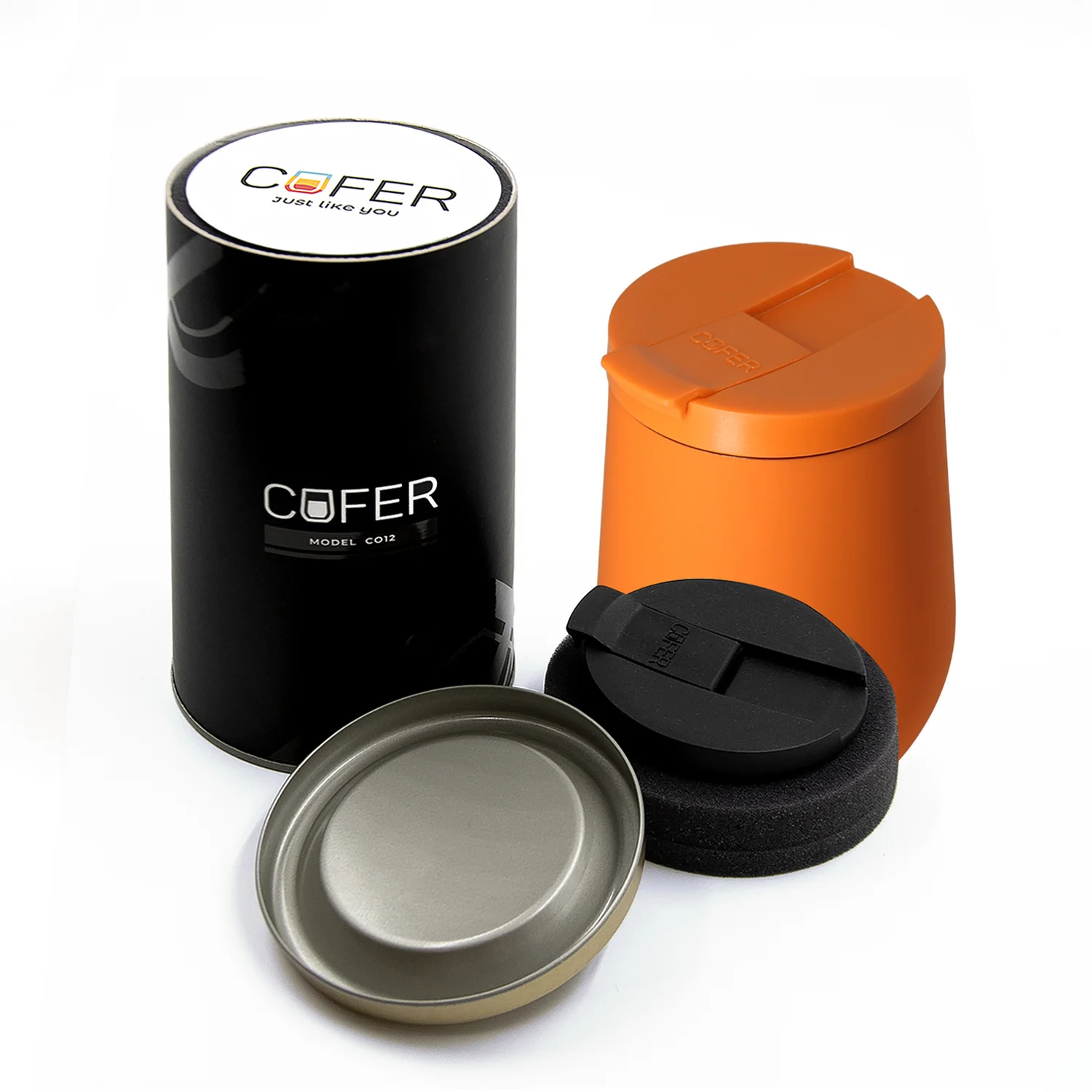 Набор Cofer Tube NEO DUO CO12s М black оранжевый с чёрным - фото 2