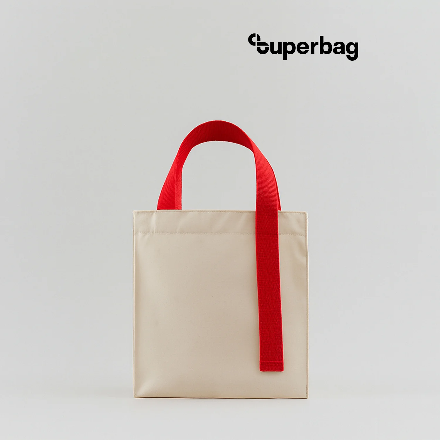 Шоппер Superbag Pack S неокрашенный с красным