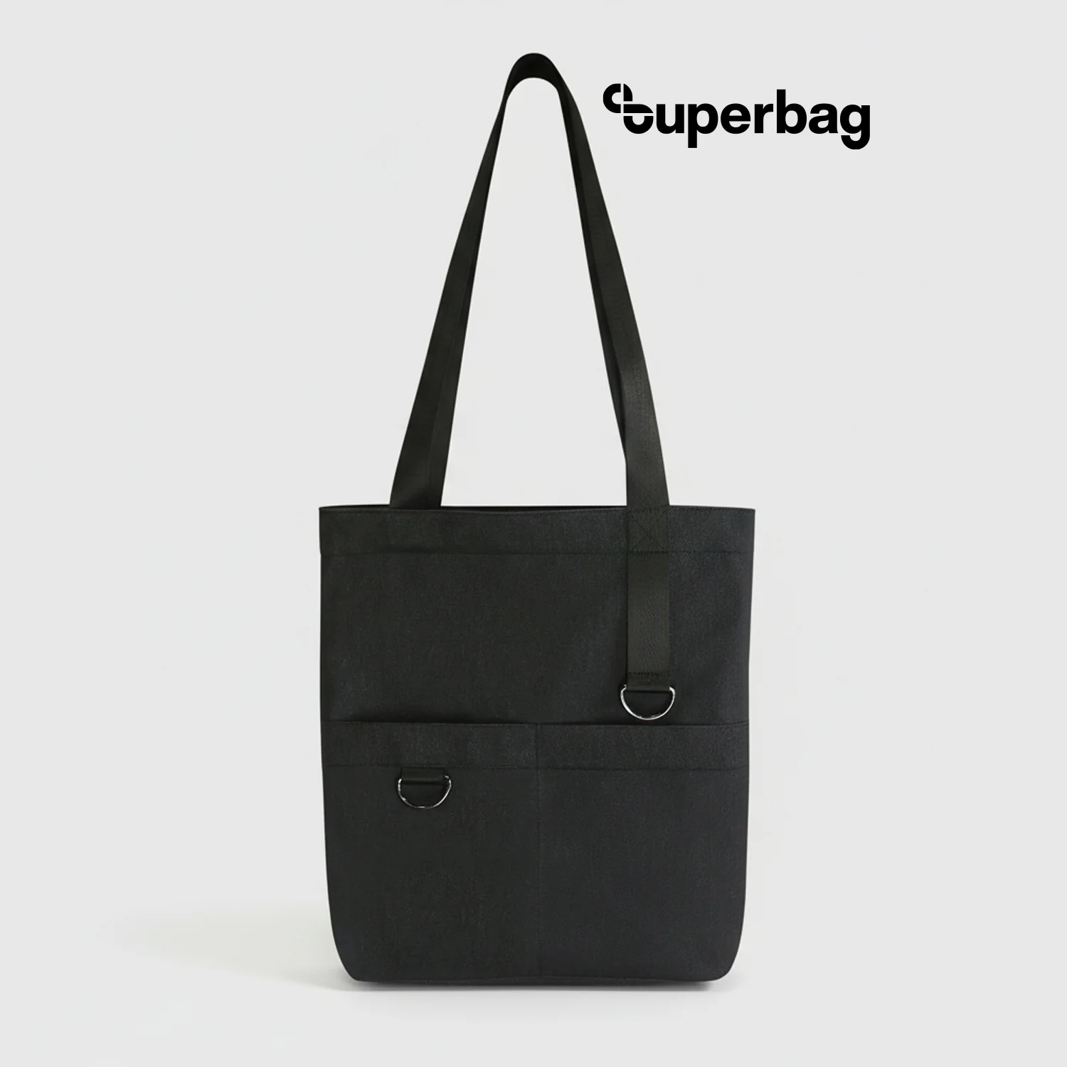 Шоппер Superbag ZIP с двумя карманами и молнией - фото 3