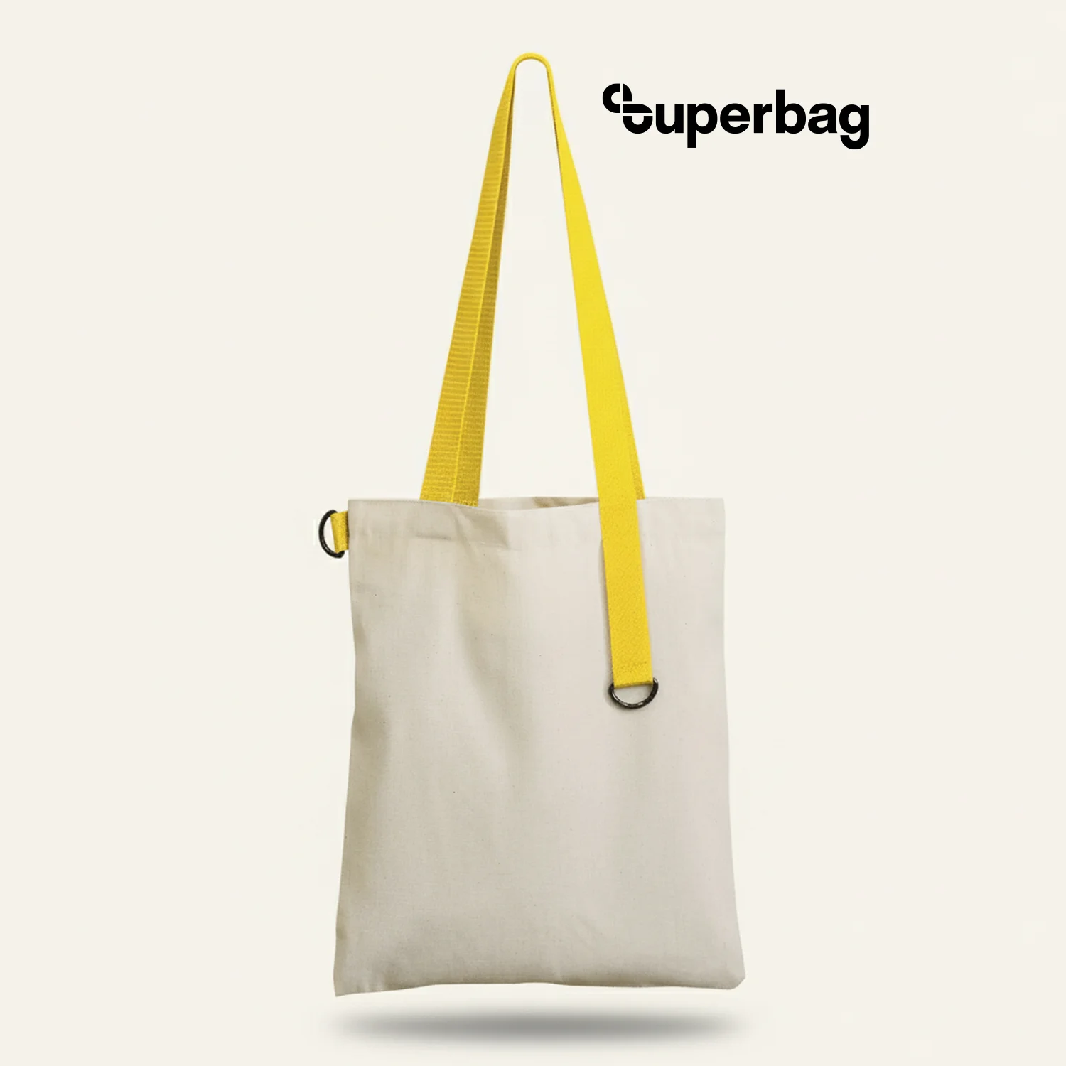 Шоппер Superbag неокрашенный с желтым - фото 2